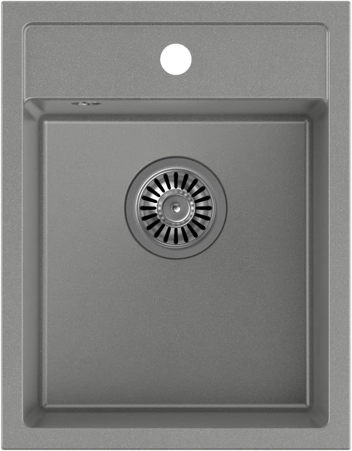 QUADRON | JOHNNY 90 | Granitspüle | 1-Kammer-Spüle | Masse: 50 x 39 mit 20,4 cm | Schrankunterbau au