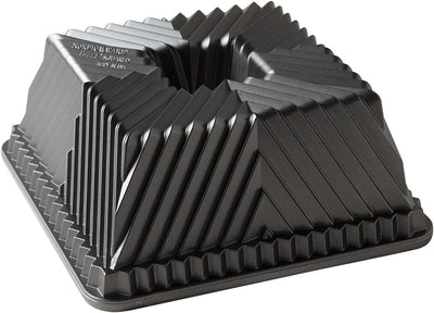 Nordic Ware Backform Bundt Squared Pan Aluminium Gold, 20,3cm x 20,3cm, NW 80577, Gold