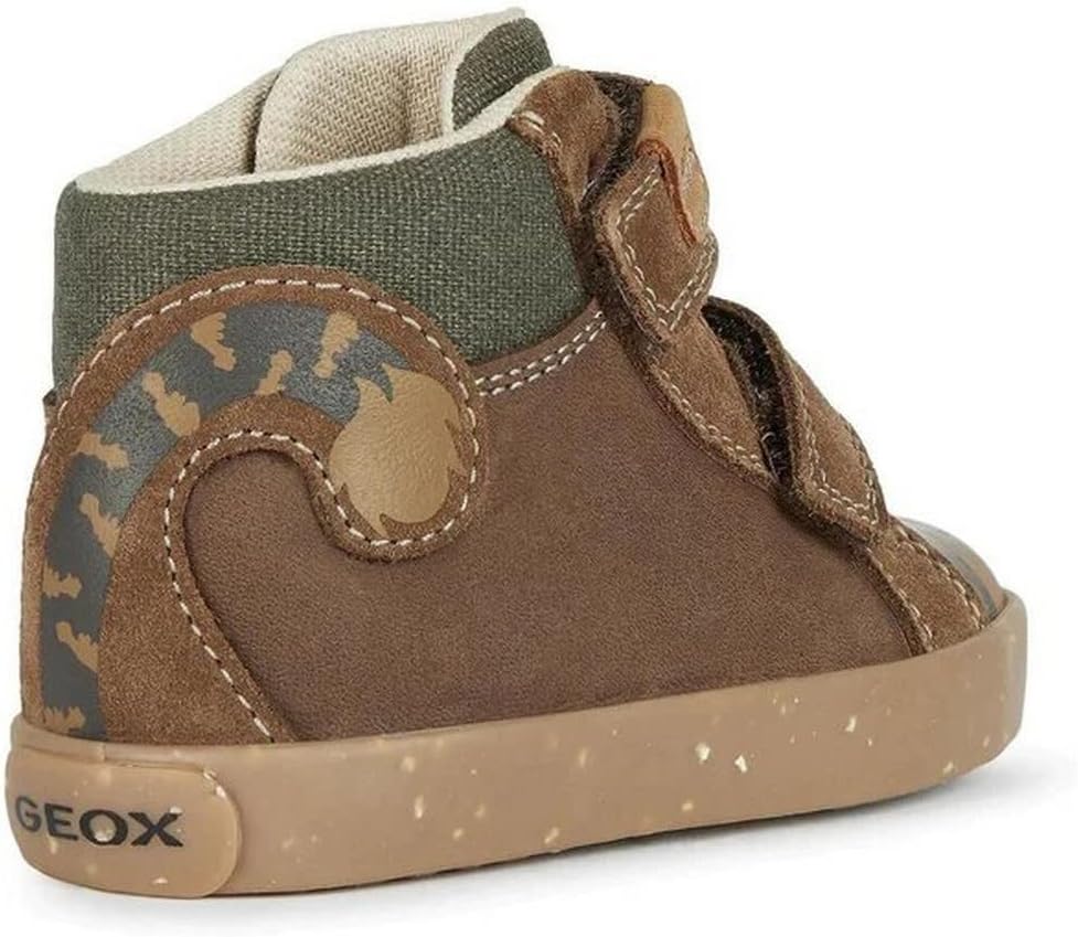Geox Baby-Jungen B Kilwi Boy A Sneaker, 20 EU Brown Dk Brown