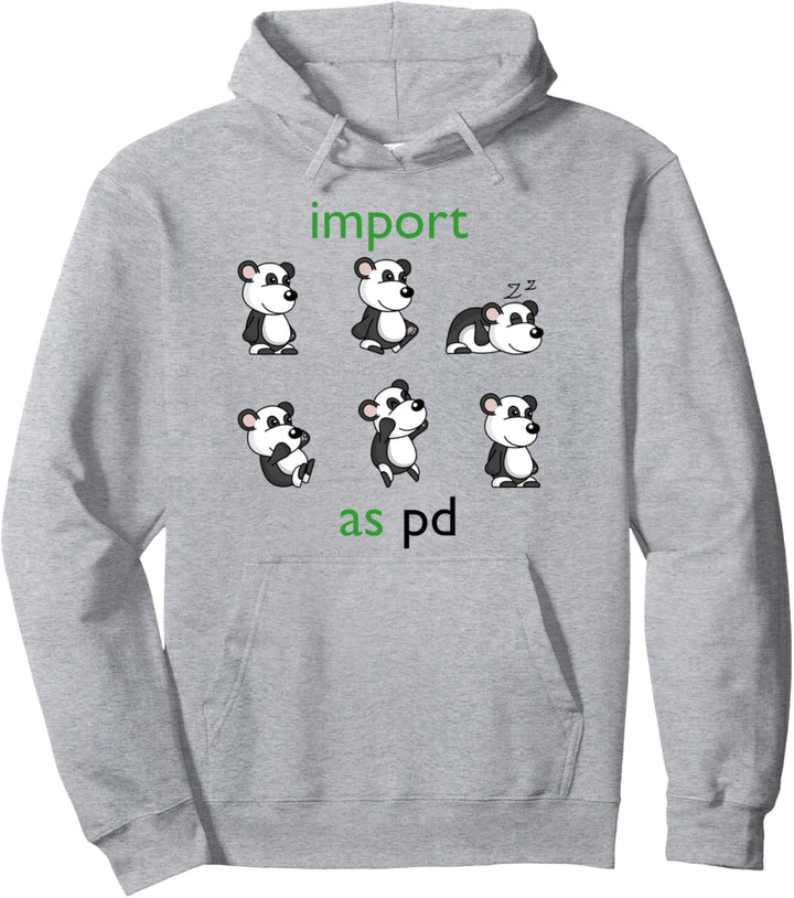 import pandas as pd Funny Data Science Library in Python Pullover Hoodie