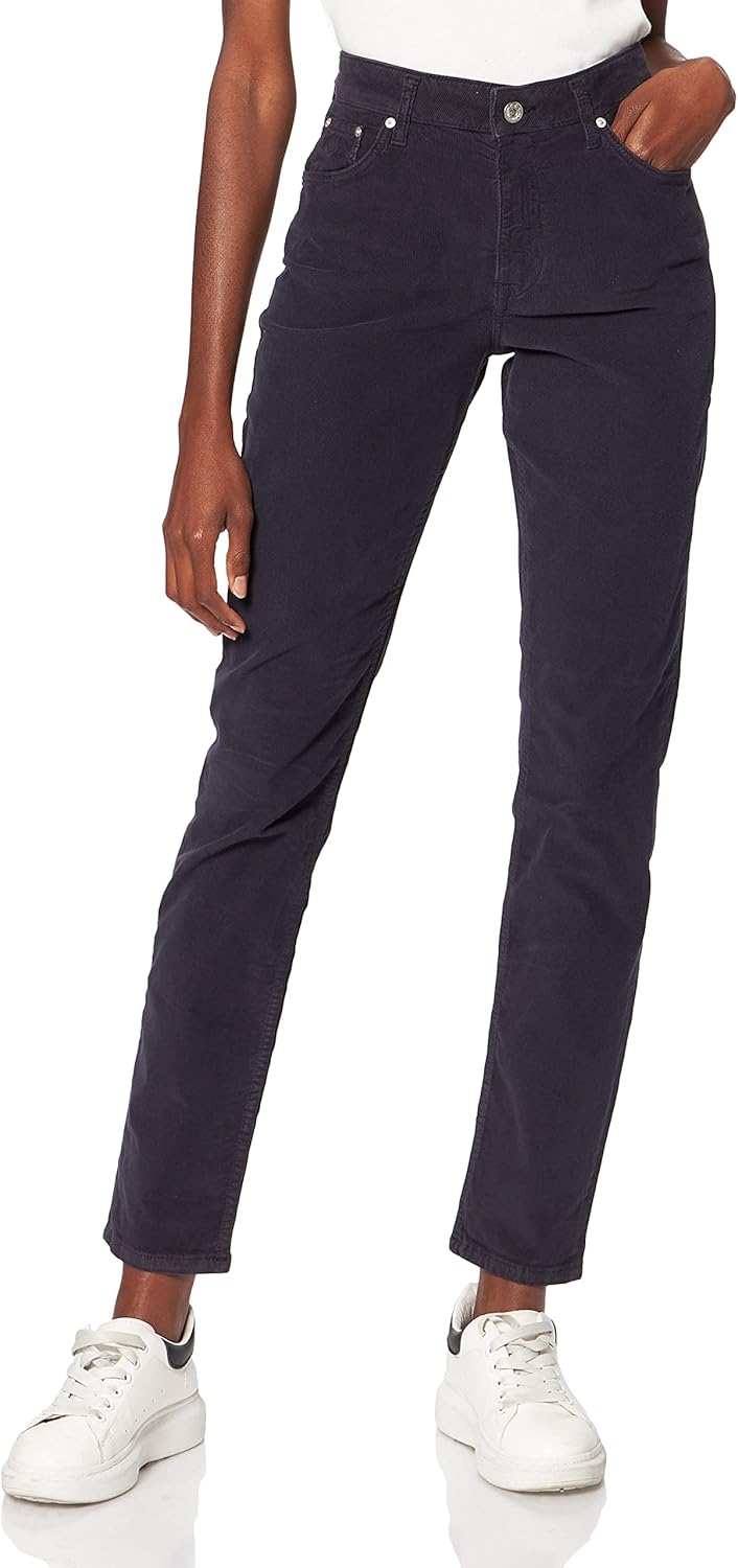 GANT Damen Freizeithose, Evening Blue