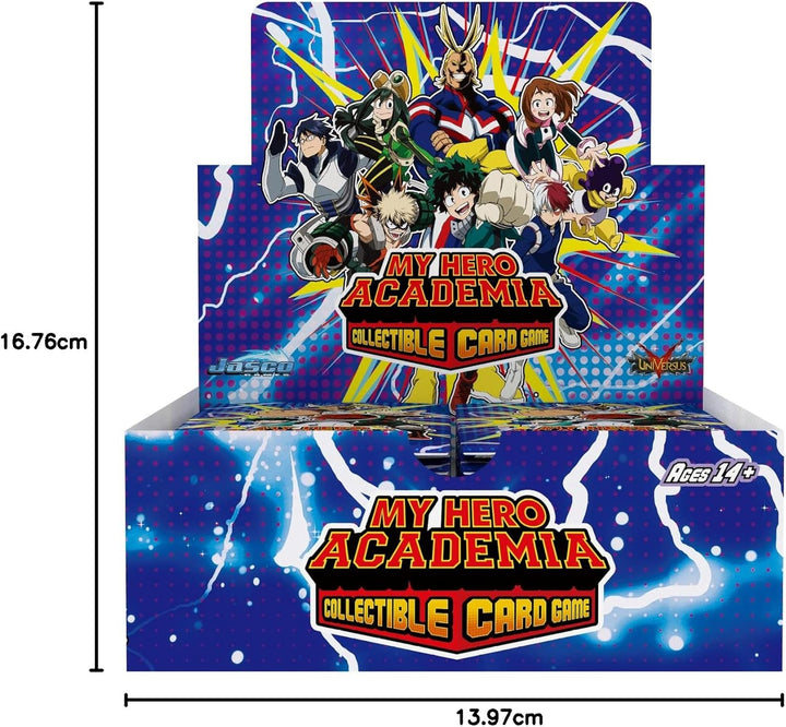 Jasco My Hero Academia Sammelkartenspiel, Booster Wave 1 Display, Kartenspiel, ab 14 Jahren, für 2 S