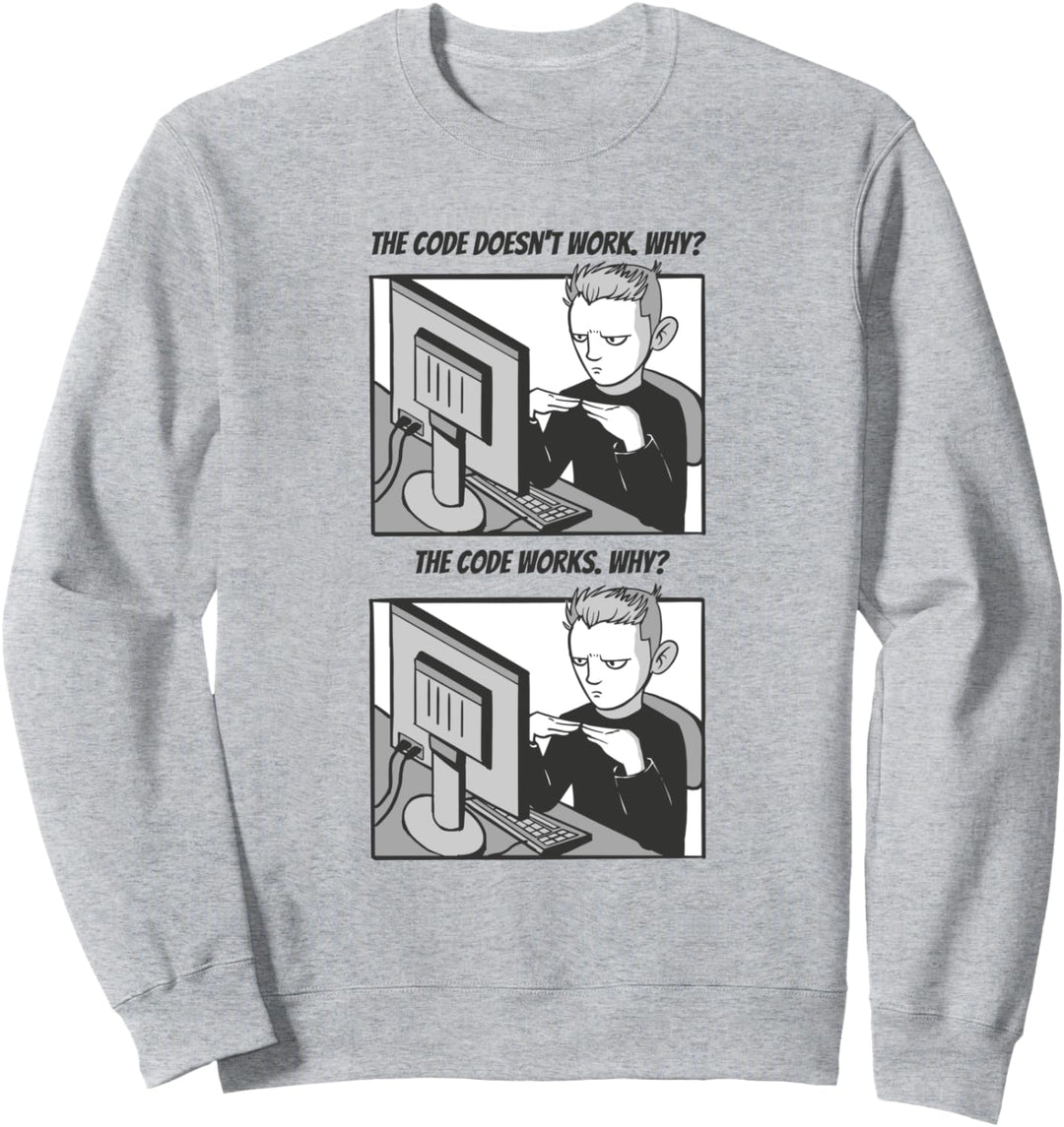 Coding Coder Meme Informatiker Progammierer Geschenk Sweatshirt