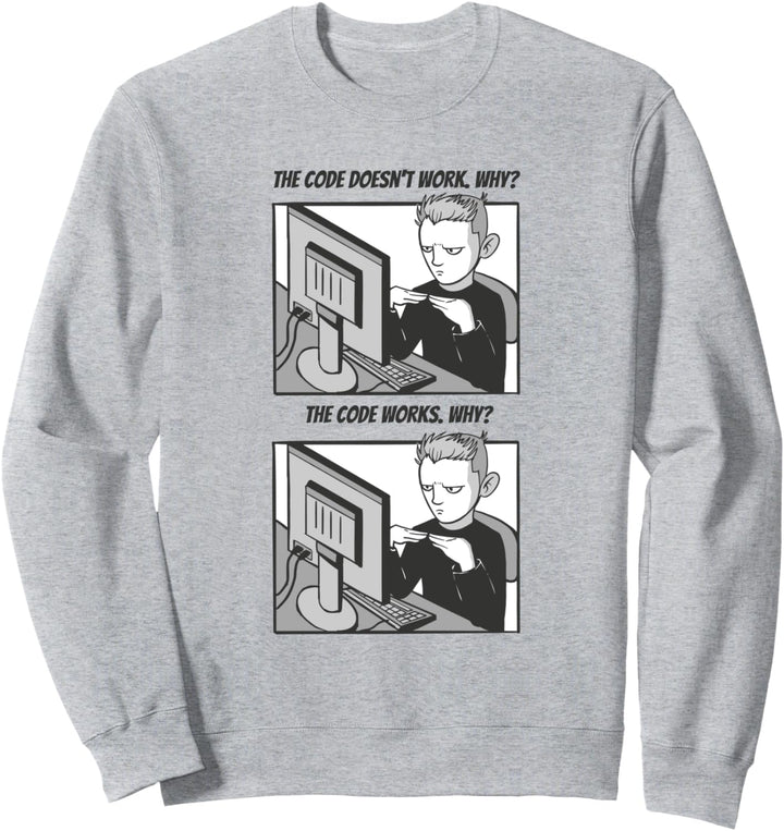 Coding Coder Meme Informatiker Progammierer Geschenk Sweatshirt