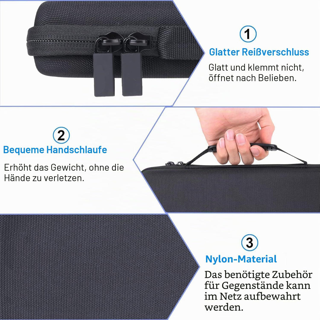 co2CREA Hart Reise Schutz Hülle Etui Tasche für AKAI Professional LPD8 USB MIDI Pad Controller (Nur