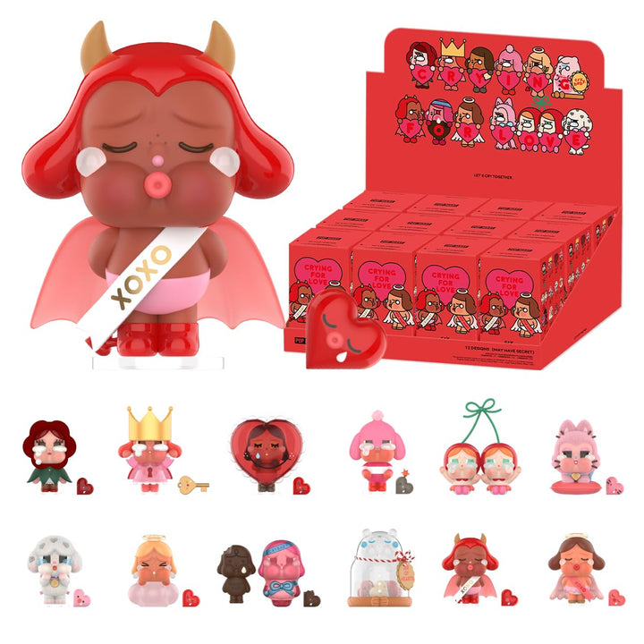 POP MART Crybaby Crying for Love Series Figures Actionfiguren Sammelfiguren Sammler Kunstspielzeug S