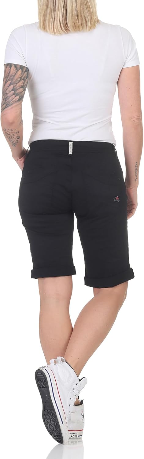 Buena Vista Jeans Hosen Damen - Malibu Short - Stretch Twill - Black - Gr. XL