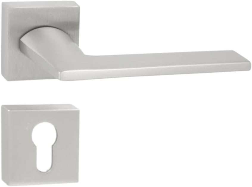 domino Türgriff DIANA-QR M4 PZ-Profilzylinder Drückergarnitur für Zimmertüren Türdrücker-Set Rosette