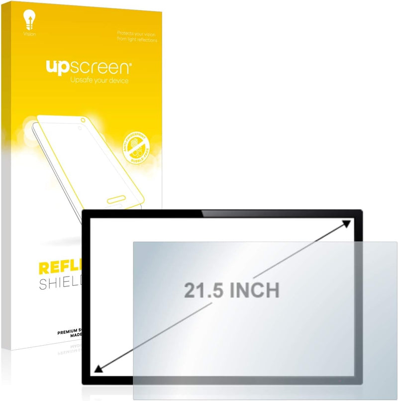 upscreen 21.5" Entspiegelungs-Schutzfolie für 21,5 Zoll Industrie-Monitore (54.6 cm) [477 x 268 mm,