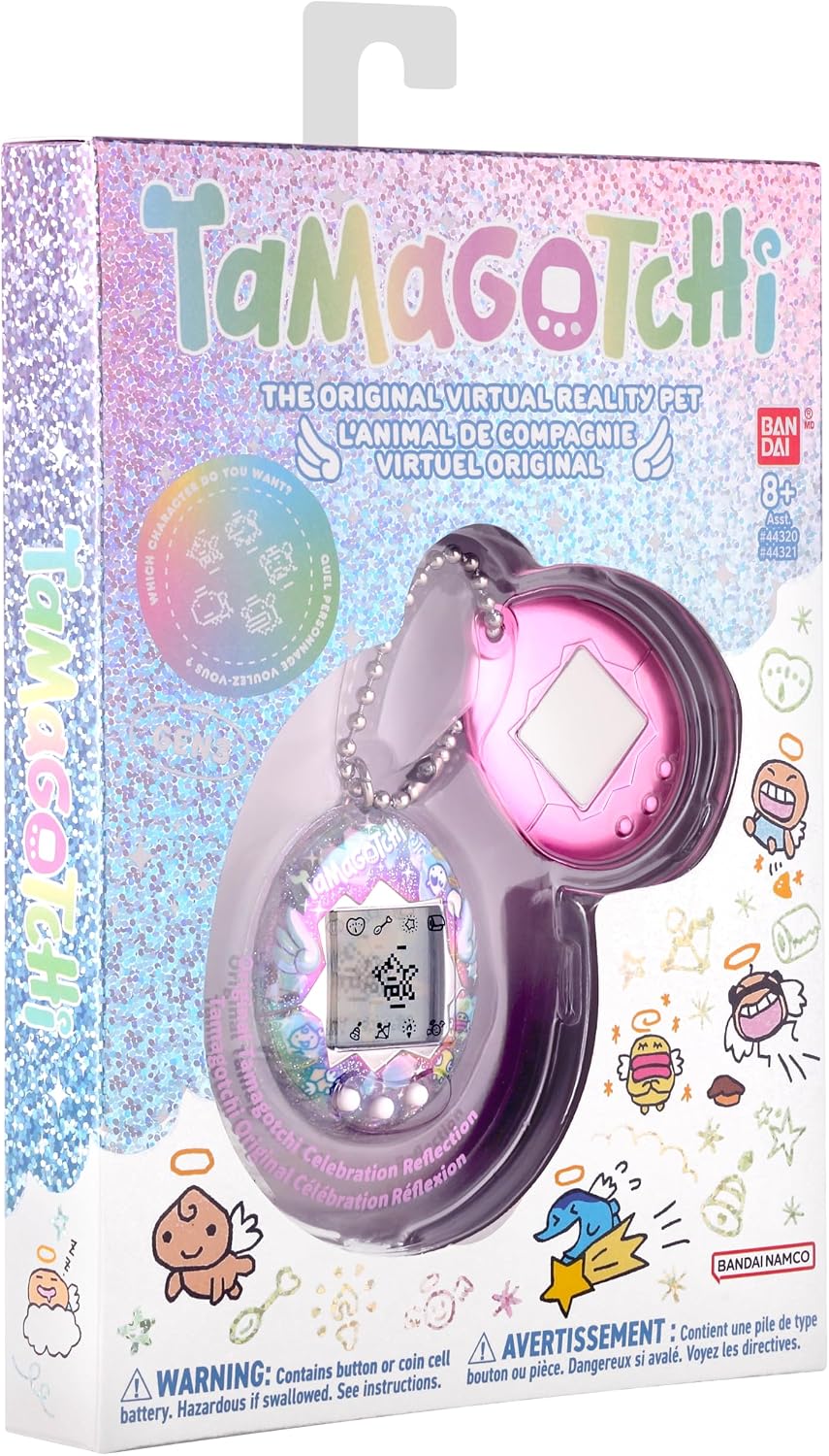 Tamagotchi Original Celebration Reflection – Interaktives virtuelles Haustier mit Minispielen – Ange