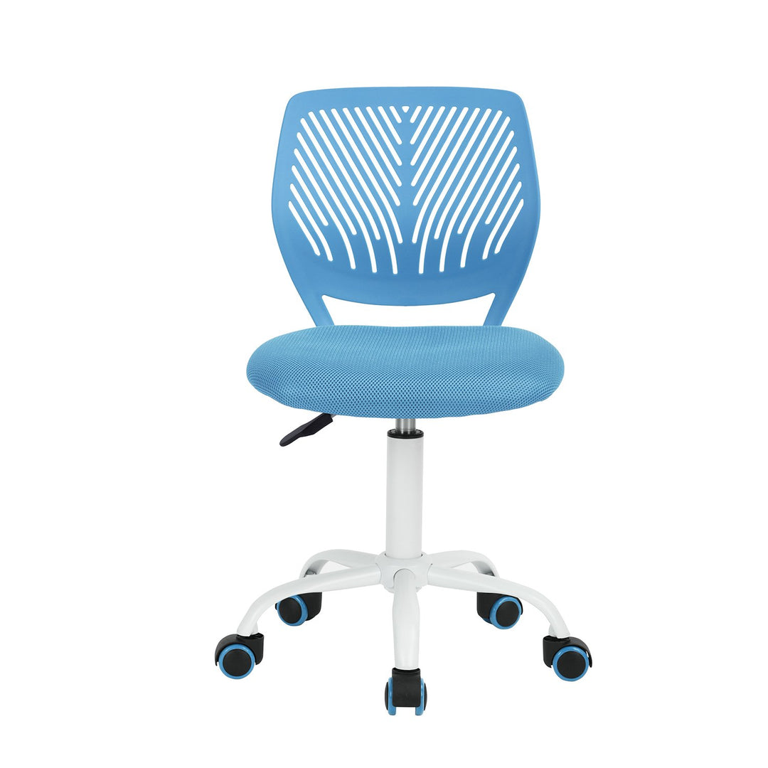 FurnitureR Home Office Stuhl, ergonomischer höhenverstellbarer Drehstuhl mit Rollen, moderner Comput
