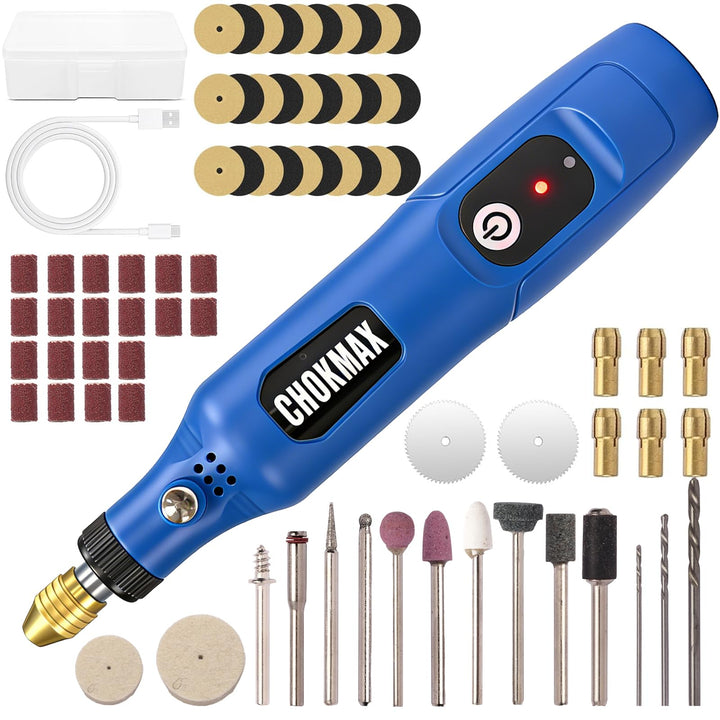 Rotationswerkzeug-Kits, 3,7 V Li-Ion, kabellos, Multitool-Kit, Schleifmaschine mit 72 Zubehörteilen,