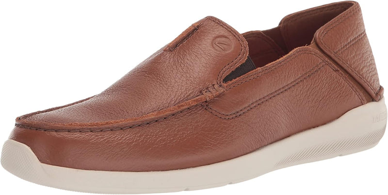 Clarks Herren Gorwin Step Sneaker 42.5 EU Hellbraunes Leder, 42.5 EU Hellbraunes Leder