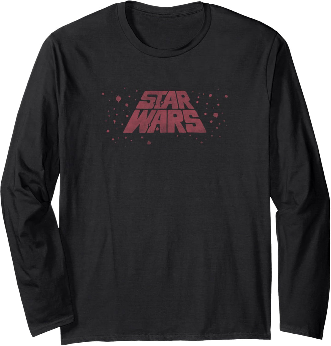 Star Wars Vintage Logo Sticker Langarmshirt