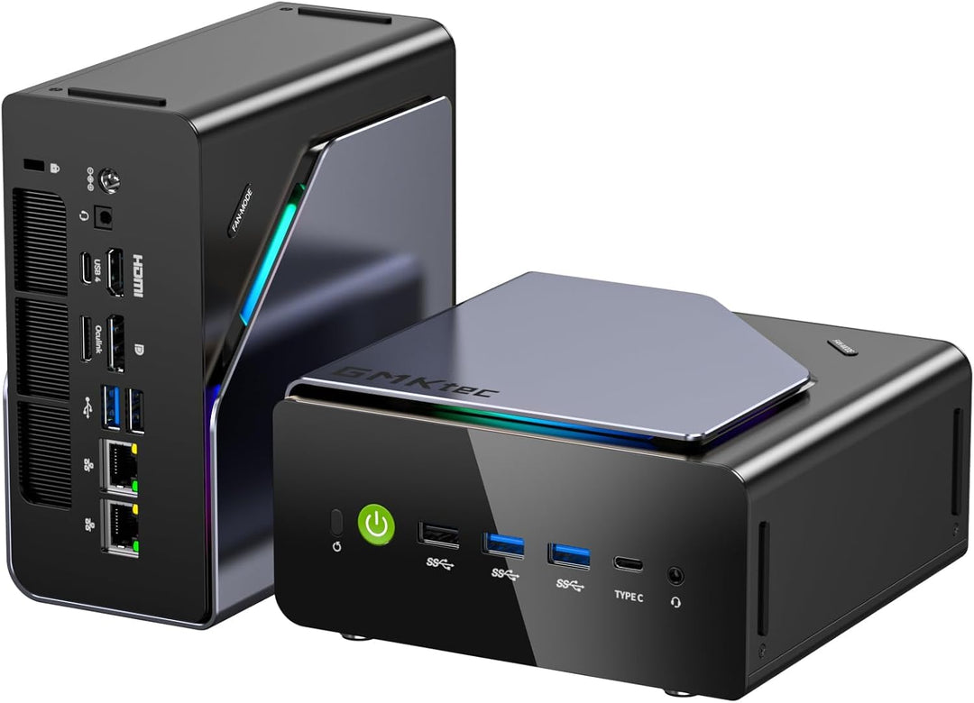 GMKtec Gaming Mini-PC AMD Ryzen 7 H 255 (Upgrade 8745HS) 32 GB DDR5 1 TB SSD, Desktop-Computer 3XM.2