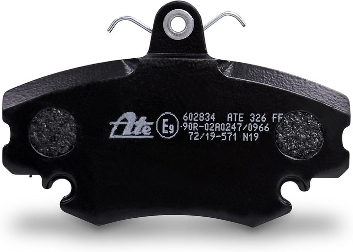ATE Bremsenset Vorderachse inkl. Bremsscheiben vorne Ø 238 mm voll und Brembsbeläge vorne + Warnkont