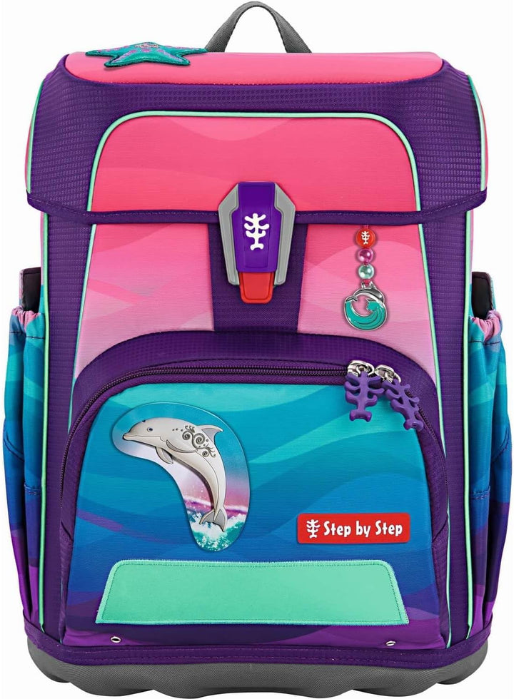 Step by Step CLOUD OCEAN Schulranzen-Set Dolphin Lana 5-tlg.