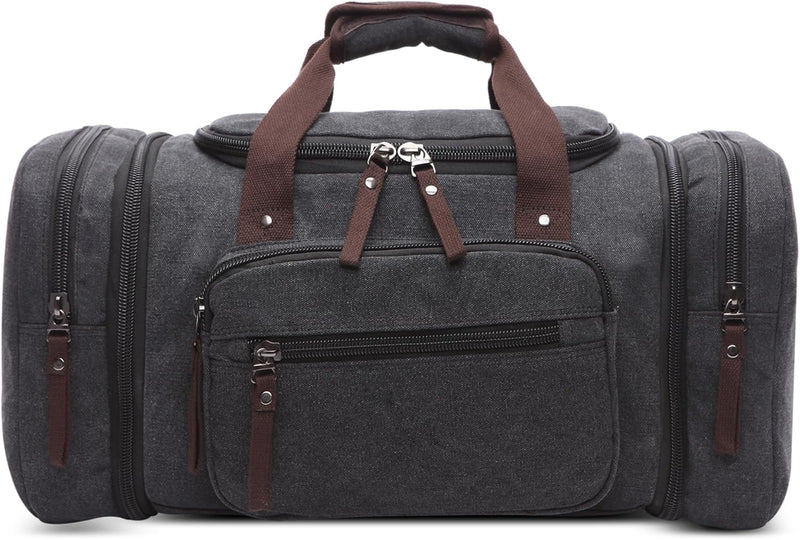 DORRISO Mode Herren Reisetasche Grosse Kapazität Erweiterbar Sporttasche 40L Elegant Handgepäck Tasc