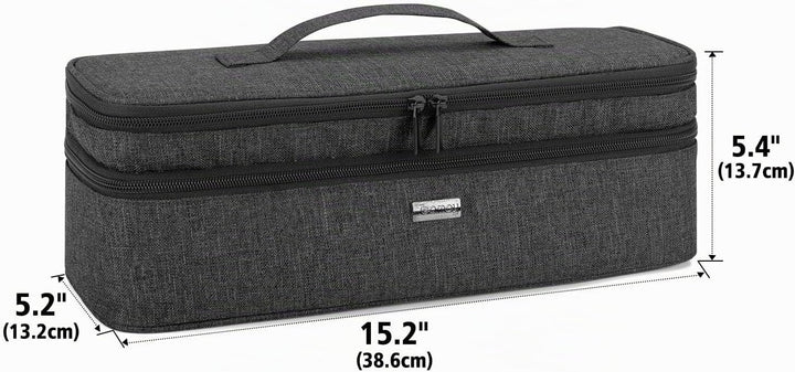 Teamoy Aufbewarhungstasche für Warmluftbürste Haartrockner, Glättender Styler Tragetasche, Reisetasc