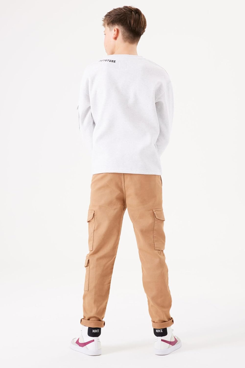 GARCIA Jungen HoodieI33461-2884-128/134 170 White Melee (625), 170 White Melee (625)