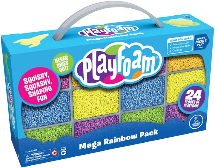 Learning Resources Playfoam Riesenset in Regenbogenfarben, Kreativer Spielspass, Basteln, Gestalten