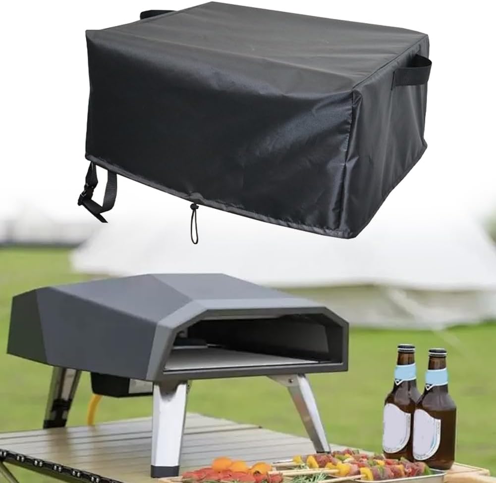Pizzaofenabdeckung Für Cozze,17 Zoll Gasofen Wasserdicht 420D Oxford Staubschutz Mit Zugband Design(