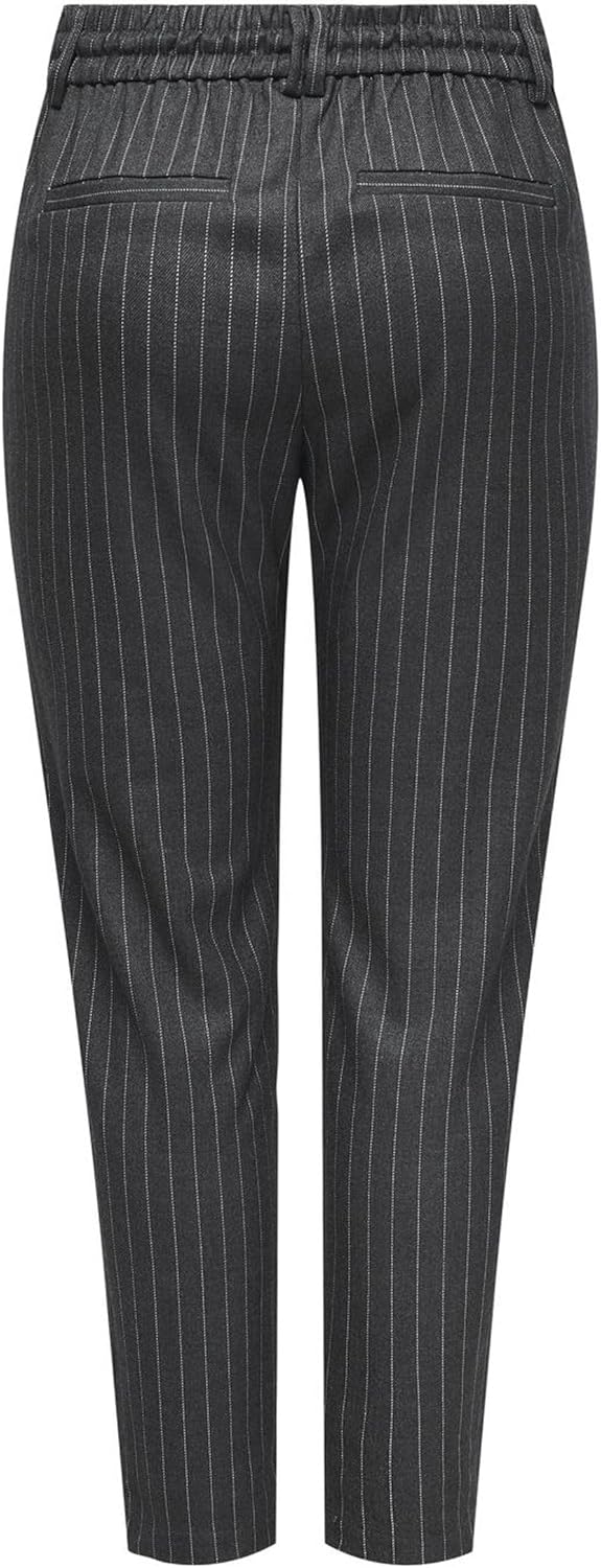 ONLY Female Klassische Hose Normal geschnitten Mittlere Taille Hose XS / 34L Dark Grey Melange, XS /
