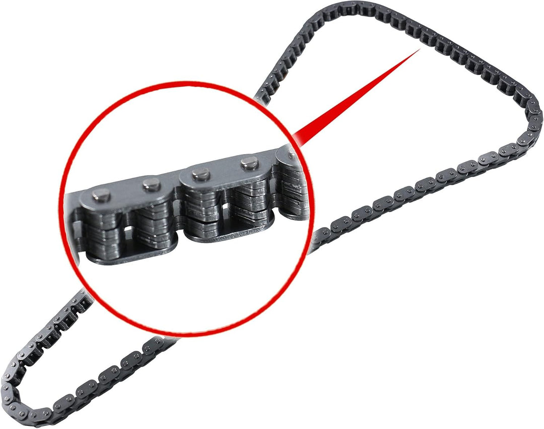 febi bilstein 40672 Steuerkettensatz für Nockenwelle, mit Gleitschienen und Kettenspanner , 1 Stück
