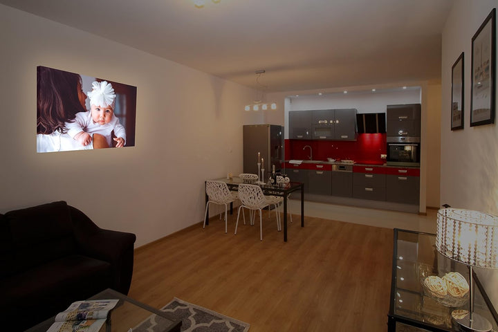 lightbox-multicolor.com LED Bild Ihr eigenes Motiv Foto als Leuchtbild 80 x 60 cm Front Lighted Made