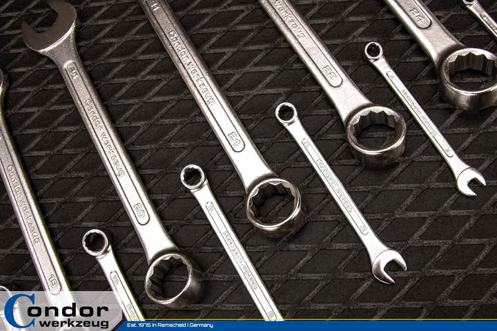 CONDOR Werkzeug 35-26T | Gabel-Ringschlüssel-Satz | 26-tlg. | Chrom-Vanadium-Stahl verchromt | 4-32