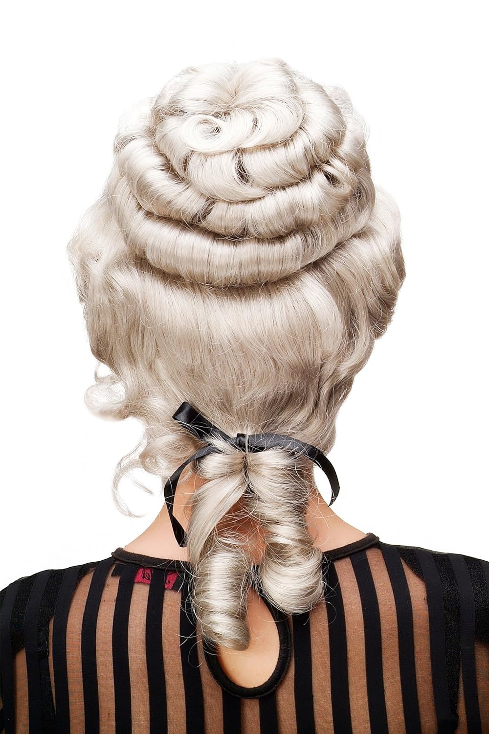 WIG ME UP - L.COLONIAL.Lady-101 Damenperücke Qualitätsperücke Perücke Barock Kolonial Turmfrisur Bee