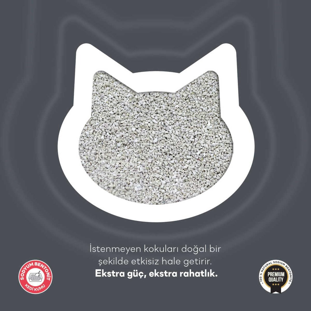 Toi Moi Aktivkohle 10 Kg grau Natrium Bentonit Katzenstreu