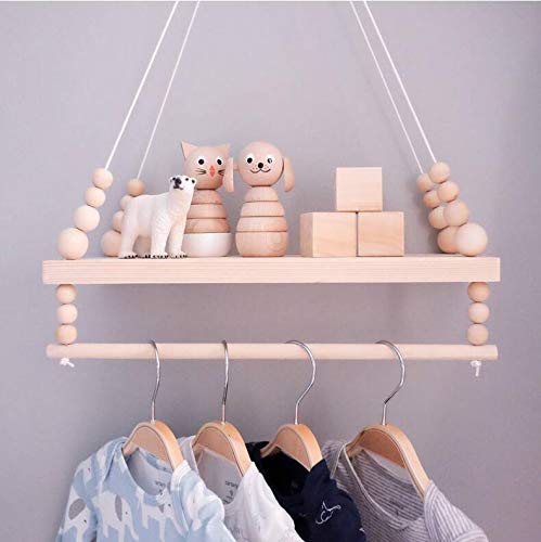 Wandregal Kinderzimmer, Hängeregal Kinderzimmer, Schweberegal Holz, Verwendet für Raumaufbewahrung,