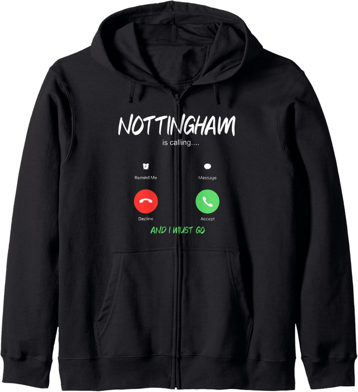 Nottingham Is Calling England Städtetrip Auswandern Kapuzenjacke