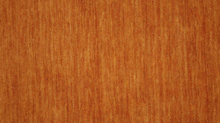 RUG PRINCE Wollteppich Gabbeh Uni 80x200 Handgewebt Läufer Gelb Einfarbig Handarbeit Zimmer Gelb 80x