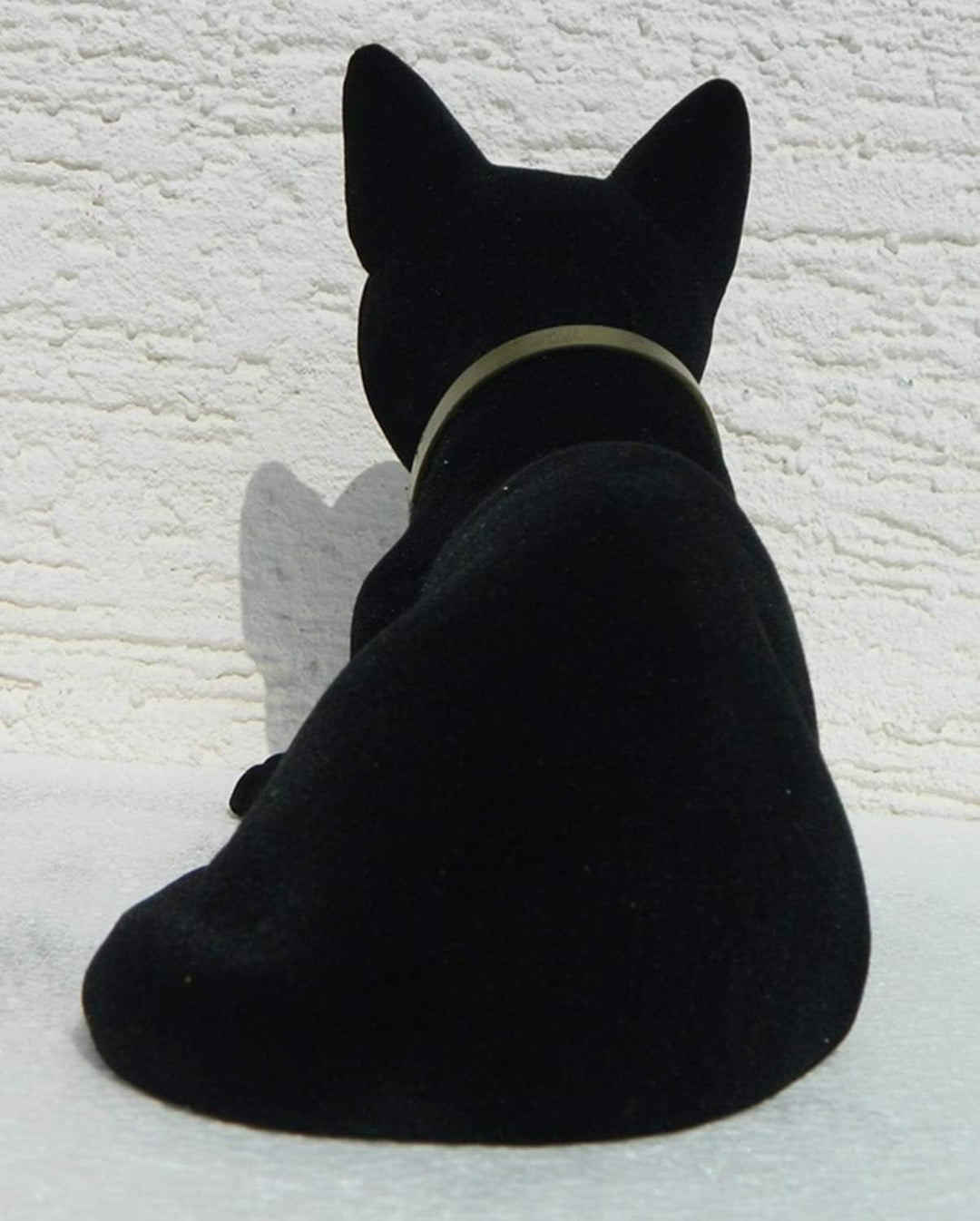 RAKSO Wackel Figur Katze Wackelfigur Höhe 17 cm gross schwarz Dekofigur mit Wackelkopf Gartendeko Ga