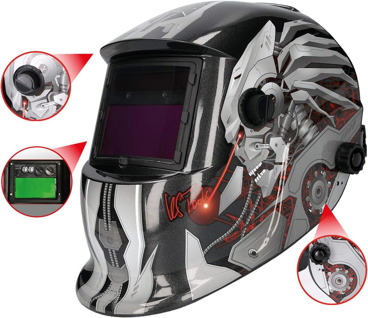 KS Tools 310.0195 Schweisser-Schutzhelm, Steel-Design