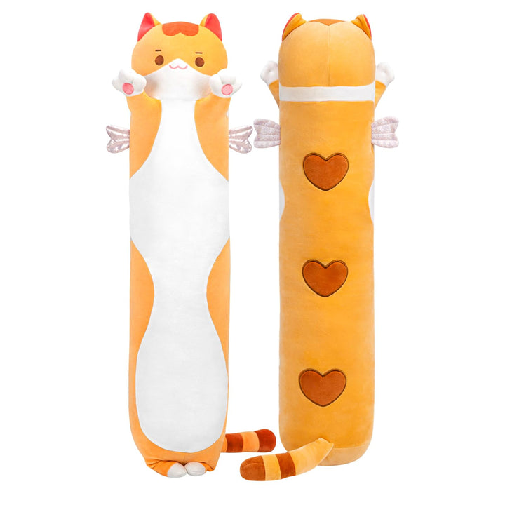 Mewaii 50CM Largo Gato de Peluche Almohada Suave de Gato de Animales Muñecas de Peluche Gato Almohad