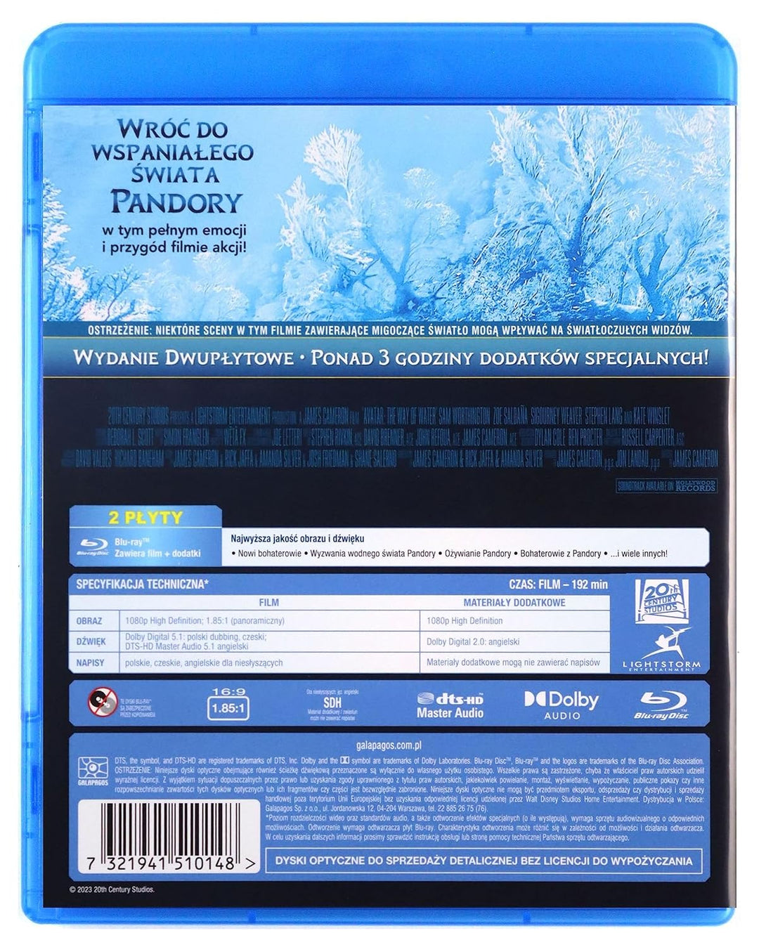 Avatar 2 [2Blu-Ray] [Region B] (IMPORT) (Keine deutsche Version), Blu-ray