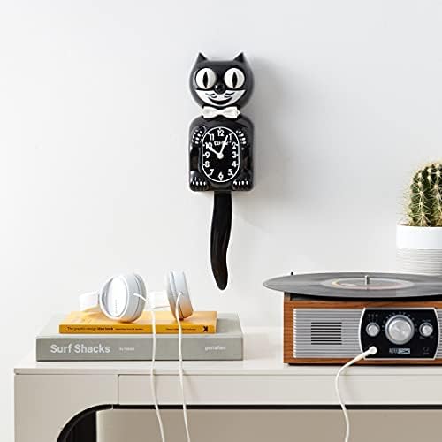 Kit-Cat-Wanduhr, schwarz