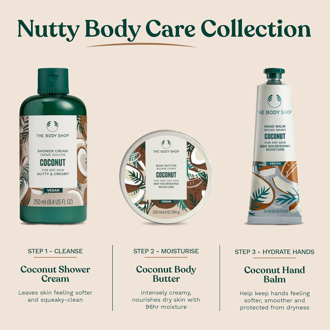 The Body Shop Coconut Body Butter/Kokosnuss Körperbutter für Trockene Haut grosse 400ml