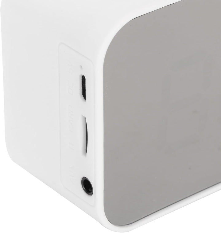 Kabellose Bluetooth-Lautsprecher mit Wecker, Digitaluhr mit Bluetooth-Lautsprecher, Unterstützt FM-R