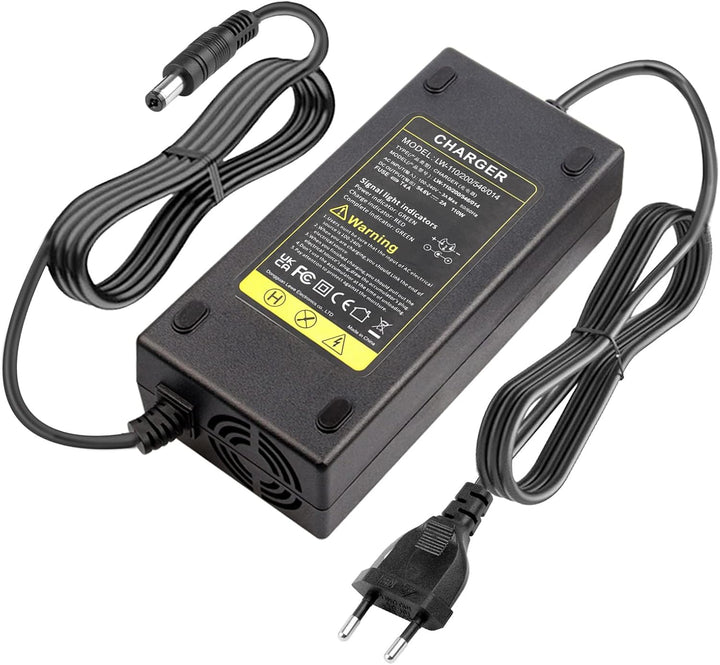 Labtec 54,6V 48V 2A Ladegerät Ladekabel für 48V 2A 13S Li-on Akkus E-Bike Elektrofahrrad Pedelec Hov