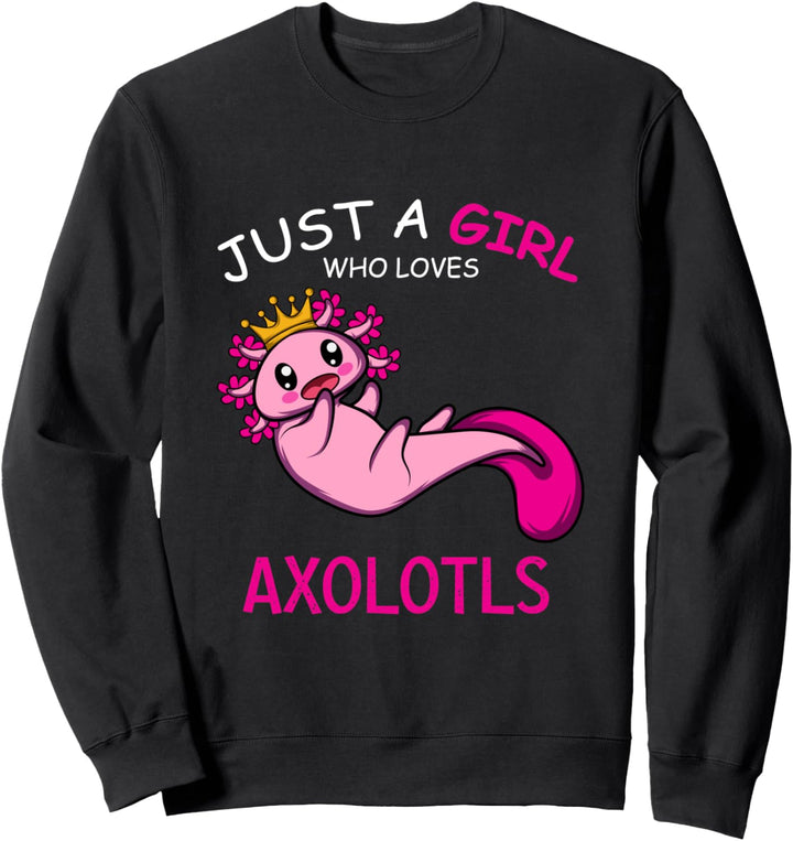 Mädchen Axolotl. Sweatshirt