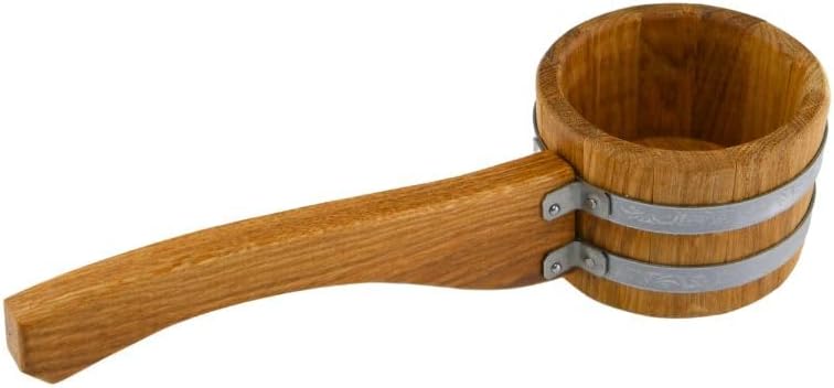 Sauna Aufgusskelle Schöpfkelle Saunakelle 0,5L Eiche