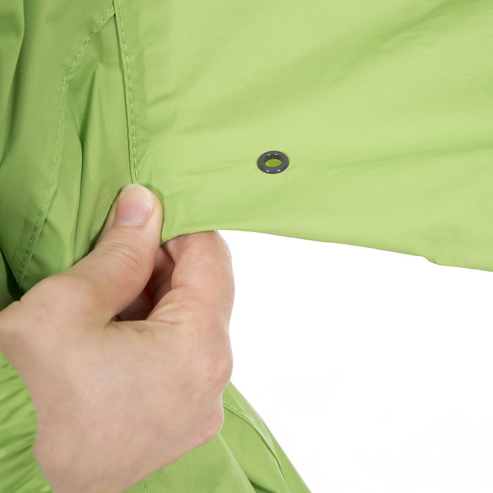 Trespass Unisex Qikpac Jacket Kompakt Zusammenrollbare Wasserdichte Regenjacke (1er Pack), Grün (Lea