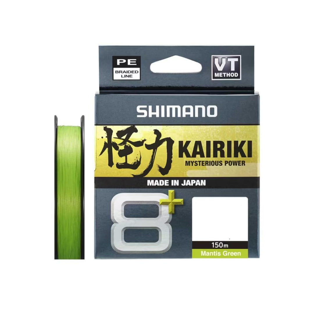 Schnur Kairiki 8+, 150 m, 0,13 mm, 9,1 kg M, Grün