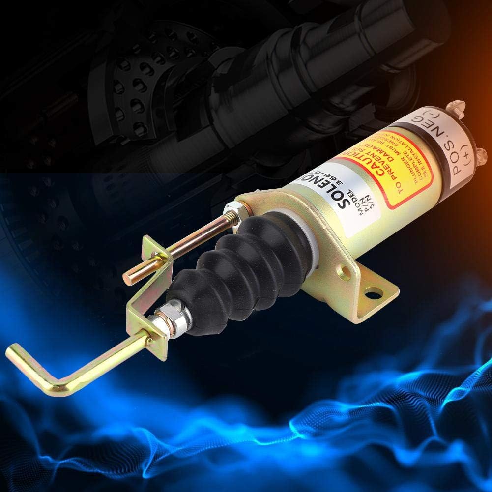 Kraftstoff Absperr Magnetventil, 366-07197 SA-3405T Elektrisches Magnetventil für Elektrischen Gener