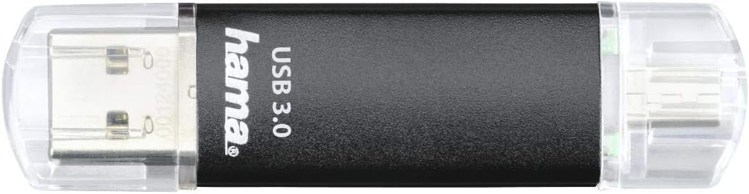 Hama 256GB USB-Speicherstick mit USB 3.2 Gen 1 & microUSB (2-in-1 USB-Stick, zB für Android Handy, T