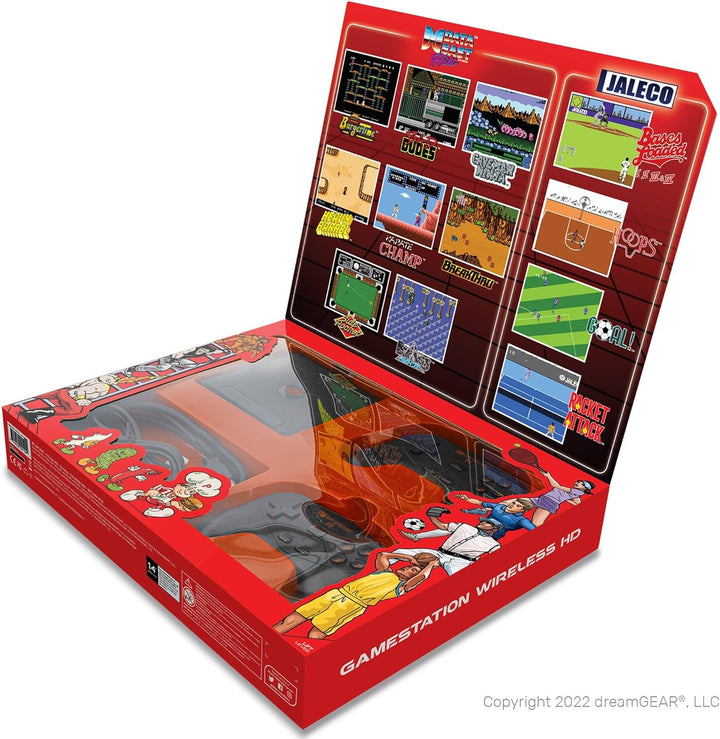 My Arcade GameStation Wireless HD - Data East Videospielkonsole mit über 250 Spielen, DGUNL-4144, Pl